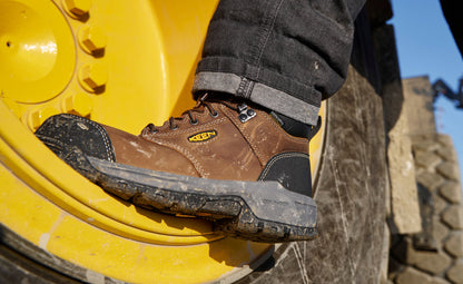 Keen Women's Evanston 6" Waterproof Boot INT MET (Carbon Toe) | Bison/Black