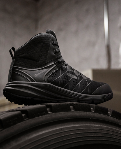 Keen Men's Vista Energy Mid INT MET (Carbon Toe) | Black/Raven
