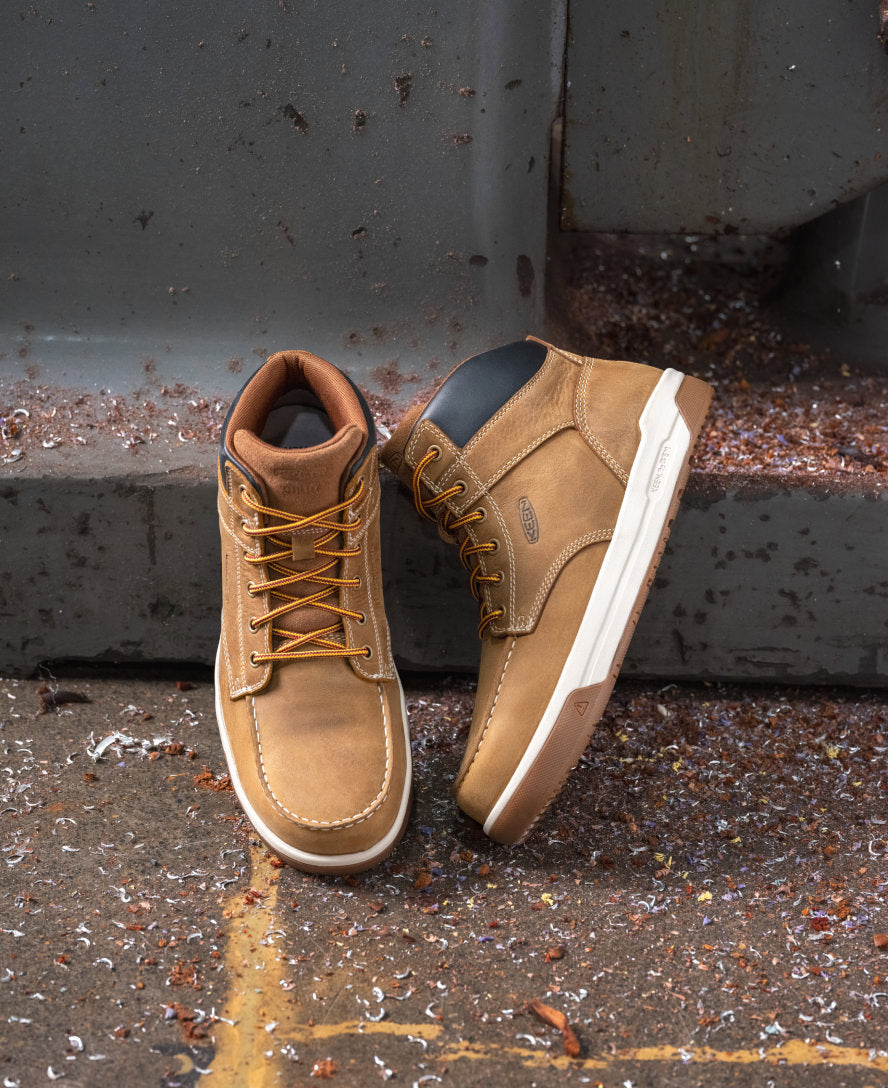 Keen Men's Gibson Boot (Carbon Toe) | Belgian/Gum