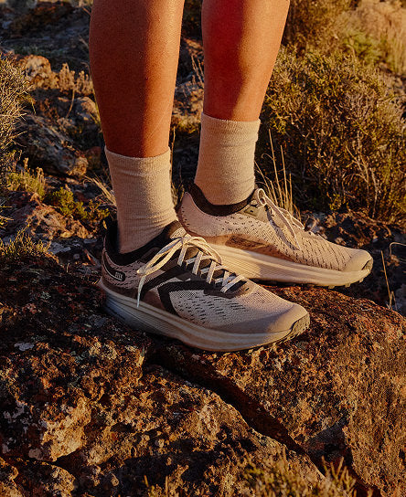 Keen Men's Seek Trail Running Shoe | Safari/Black