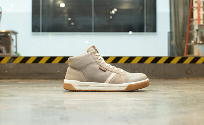 Keen Men's Kenton Mid Work Shoe (Carbon Toe) | Brindle/Gum