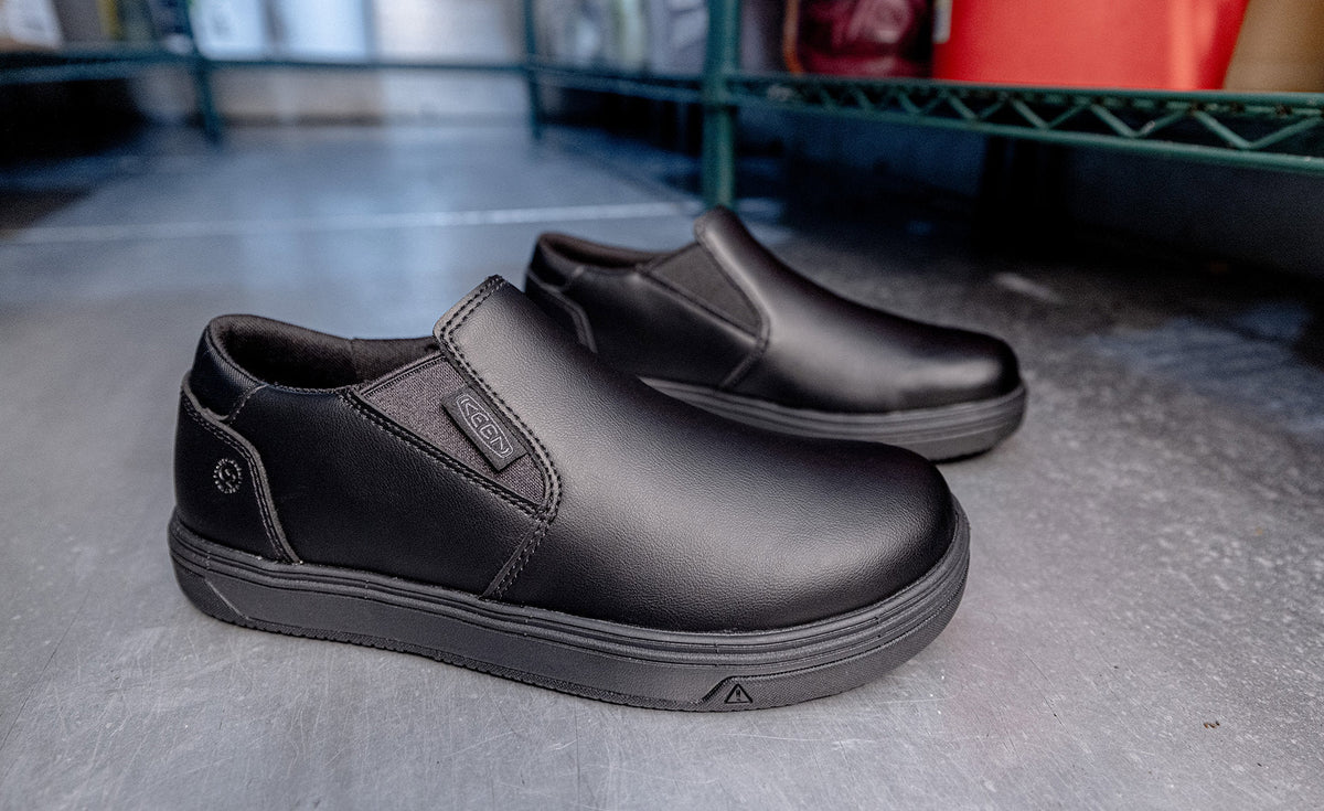 Keen Women's Kenton Shift WTX Work Shoe (Soft Toe) | Black/Black