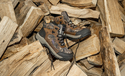 Keen Men's Skokie Waterproof Work Boot (Carbon Toe) | Camo/Black