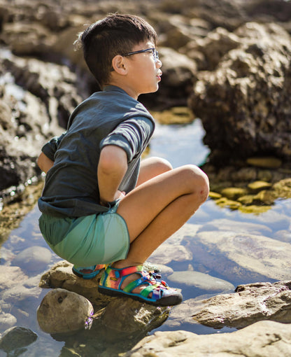 Keen Little Kids' Seacamp II CNX | Blue Depths/Gargoyle