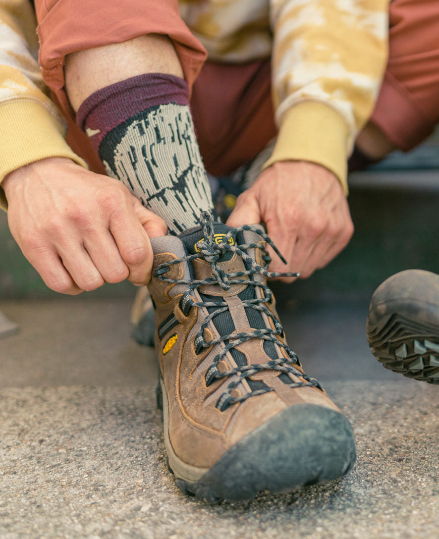 Keen Men's Targhee II Waterproof Mid Wide | Shitake/Brindle