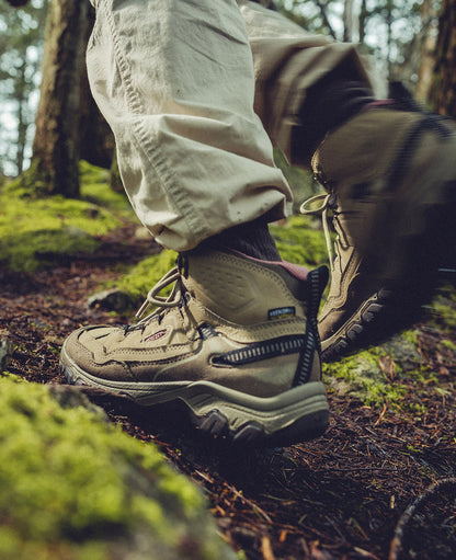 Keen Women's Targhee IV Wide Waterproof Hiking Boot | Brindle/Nostalgia Rose