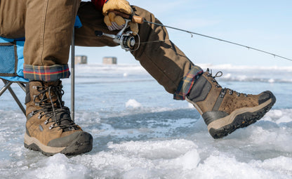 Keen Men's Revel IV High Polar Waterproof Boot | Magnet/Red Carpet