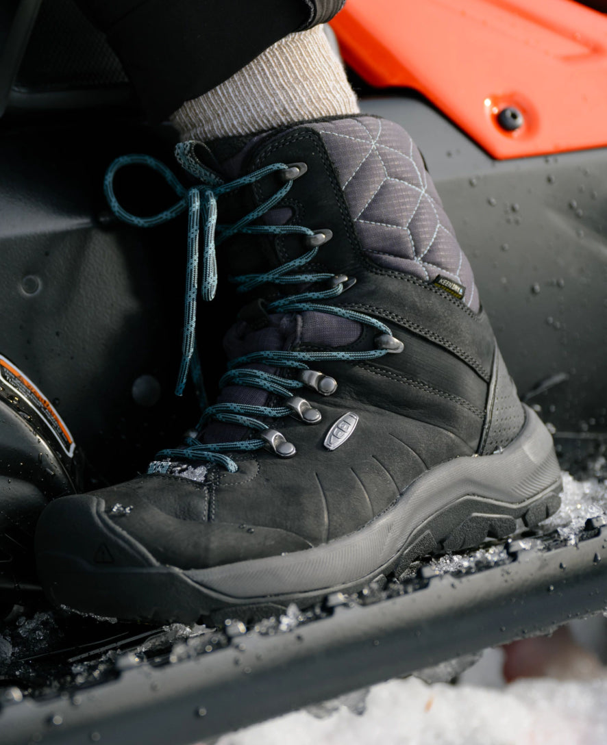 Keen Women's Revel IV High Polar Waterproof Boot | Black/North Atlantic
