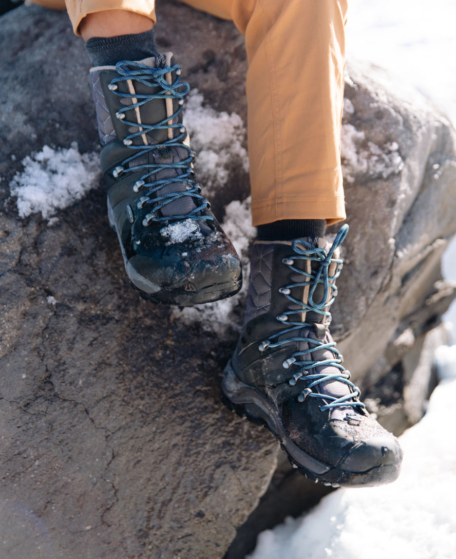 Keen Women's Revel IV High Polar Waterproof Boot | Black/North Atlantic
