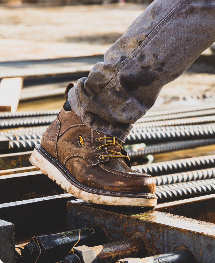 Keen Men's Cincinnati 6" Waterproof Boot (Soft Toe) | Belgian/Sandshell