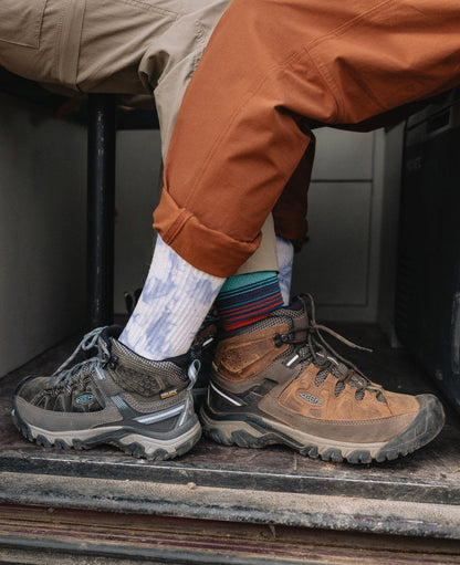 Keen Men's Targhee III Waterproof Mid | Drizzle/Captains Blue