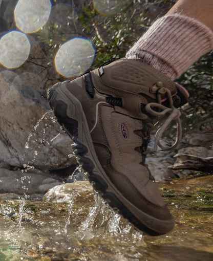 Keen Women's Targhee IV Waterproof Hiking Boot | Bison/Beaujolais