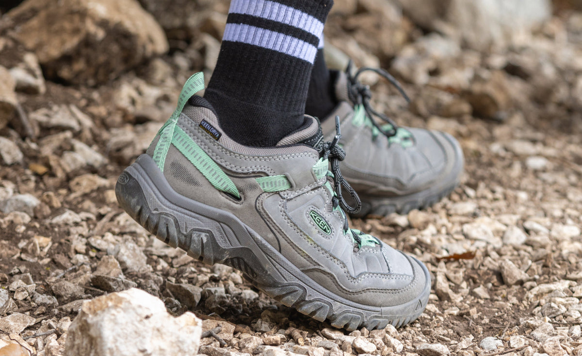 Keen Women's Targhee IV Wide Waterproof Hiking Shoe | Alloy/Granite Green