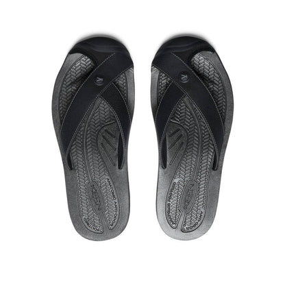 Keen Men's Barbados Flip-Flop | Black/Steel Grey