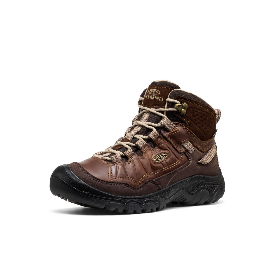 Keen Women's Targhee IV Waterproof Hiking Boot X Hikerkind | Dark Earth/Dark Earth