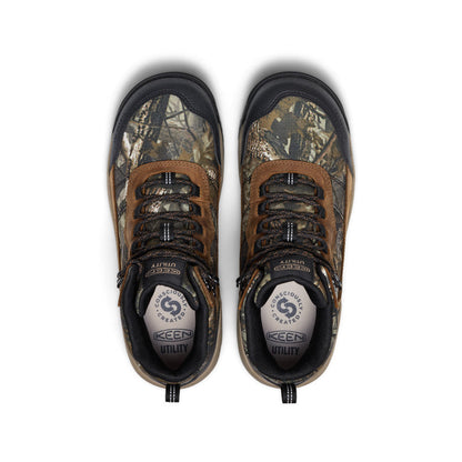 Keen Men's Skokie Waterproof Work Boot (Carbon Toe) | Camo/Black