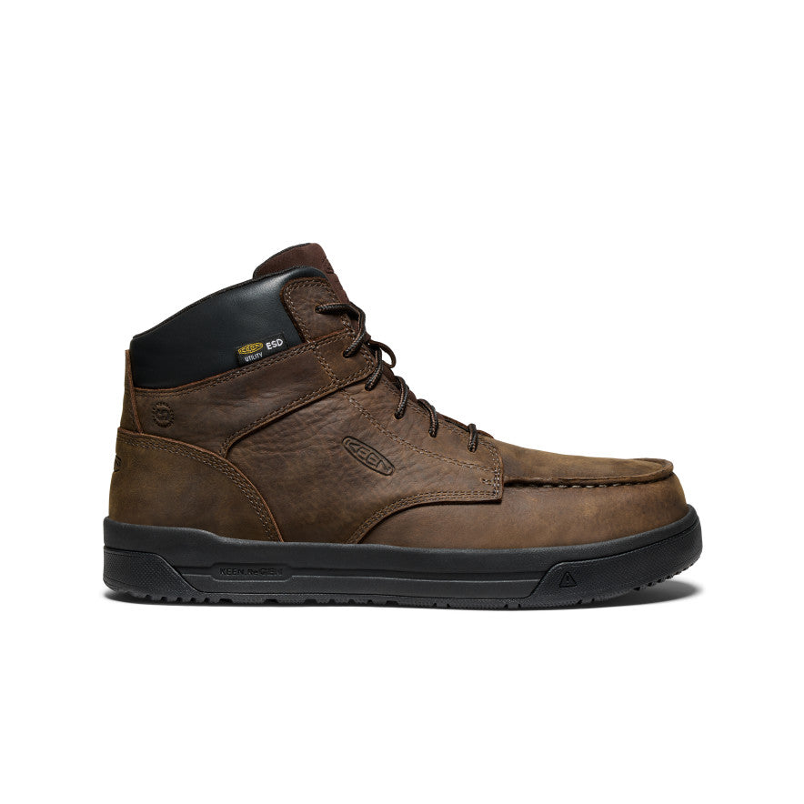 Keen Men's Gibson ESD Boot (Carbon Toe) | Cascade Brown/Black