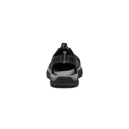 Keen Men's Newport Leather Sandal | Black/Steel Grey