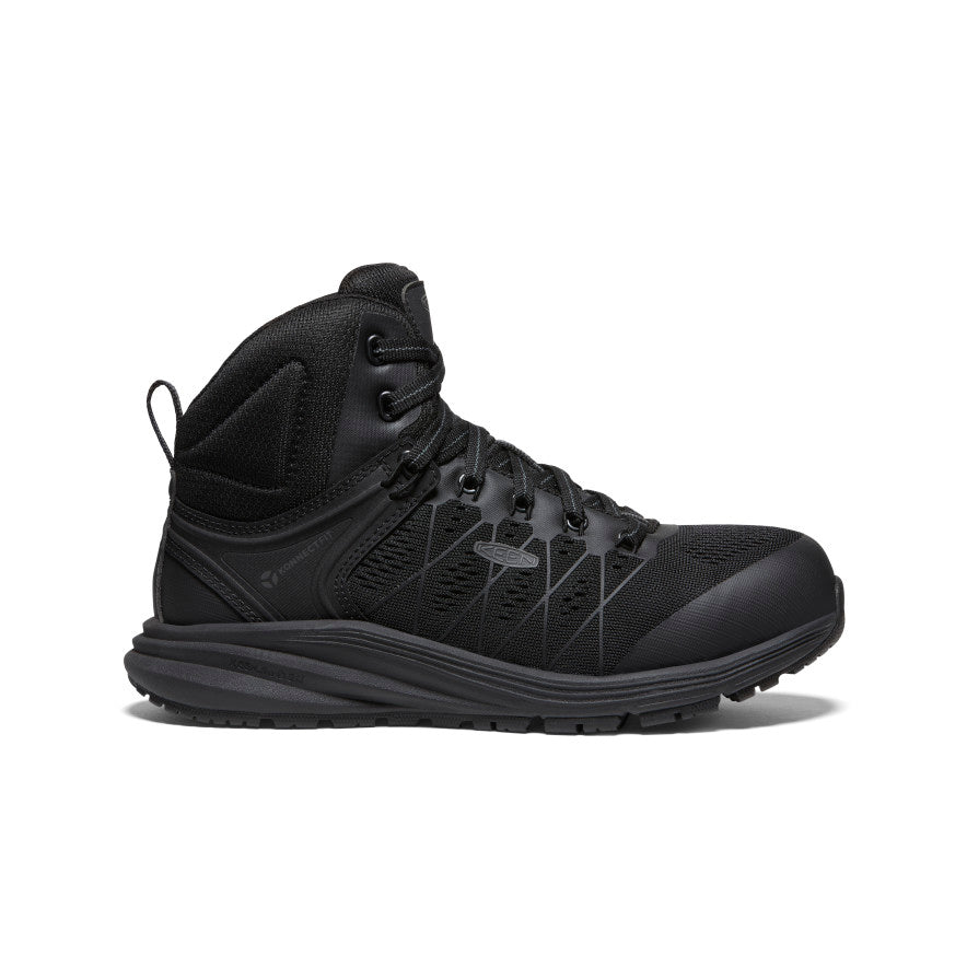 Keen Women's Vista Energy Mid INT MET (Carbon Toe) | Black/Raven