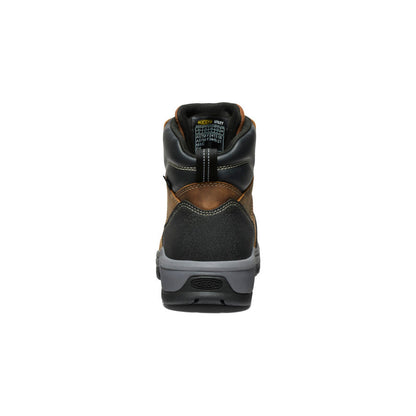 Keen Men's Evanston 6" Waterproof Boot (Carbon Toe) | Bison/Black