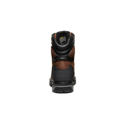 Keen Men's Camden 8" Insulated Waterproof Boot (Carbon Toe) | Leather Brown/Black