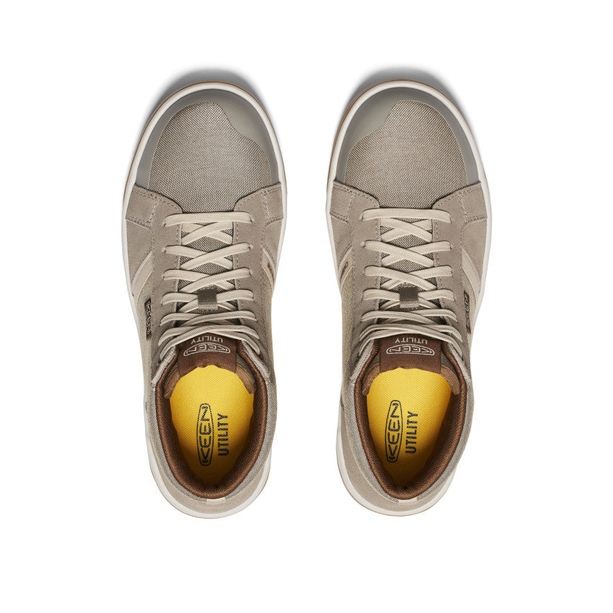 Keen Men's Kenton Mid Work Shoe (Carbon Toe) | Brindle/Gum