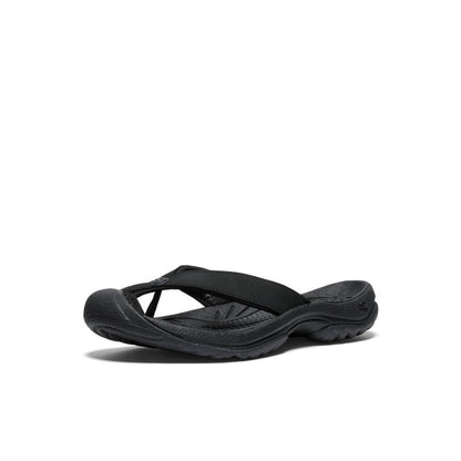 Keen Women's Waimea Leather Flip-Flop | Black/Black