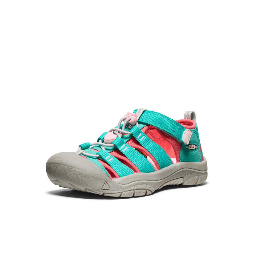 Keen Big Kids' Newport H2 | Bright Aqua/Giggle Pink