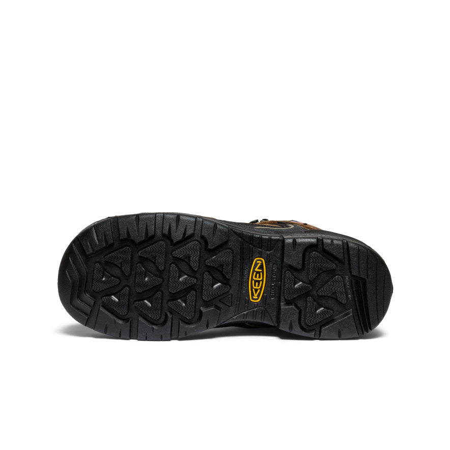 Keen Men's Targhee IV Waterproof Work Boot (Carbon Toe) | Dark Earth/Black