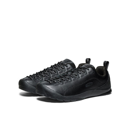 Keen Men's Jasper Sneaker | Black Smooth Leather