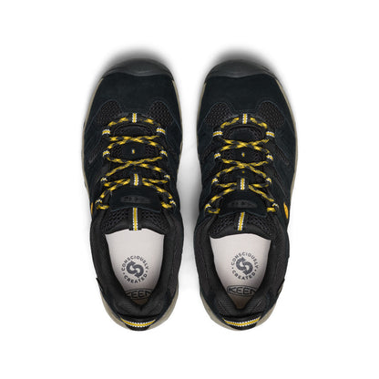 Keen Men's Headout Waterproof Hiking Shoe | Black/Lemon Curry