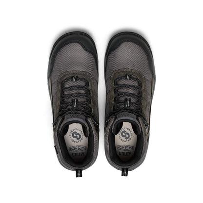 Keen Men's Skokie Waterproof Work Boot (Carbon Toe) | Magnet/Black