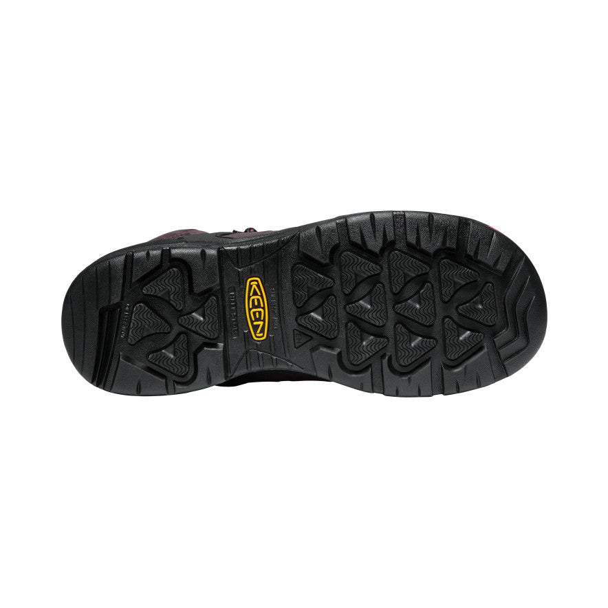 Keen Men's Dover 8" Waterproof Boot (Carbon Toe) | Dark Earth/Black