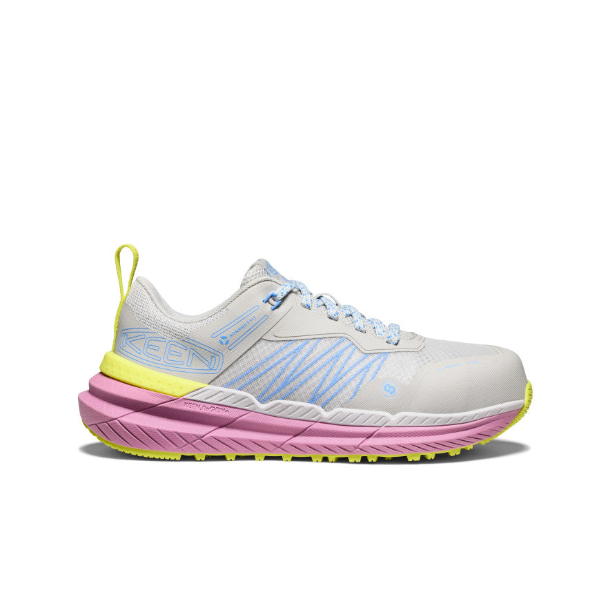 Keen Women's Speedworks ESD Work Sneaker (Carbon Toe) | Alloy/Moonlight Mauve