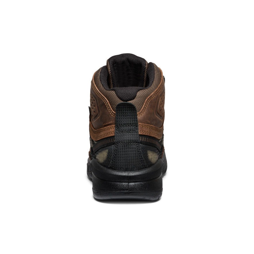 Keen Men's Targhee IV Waterproof Work Boot (Carbon Toe) | Dark Earth/Black