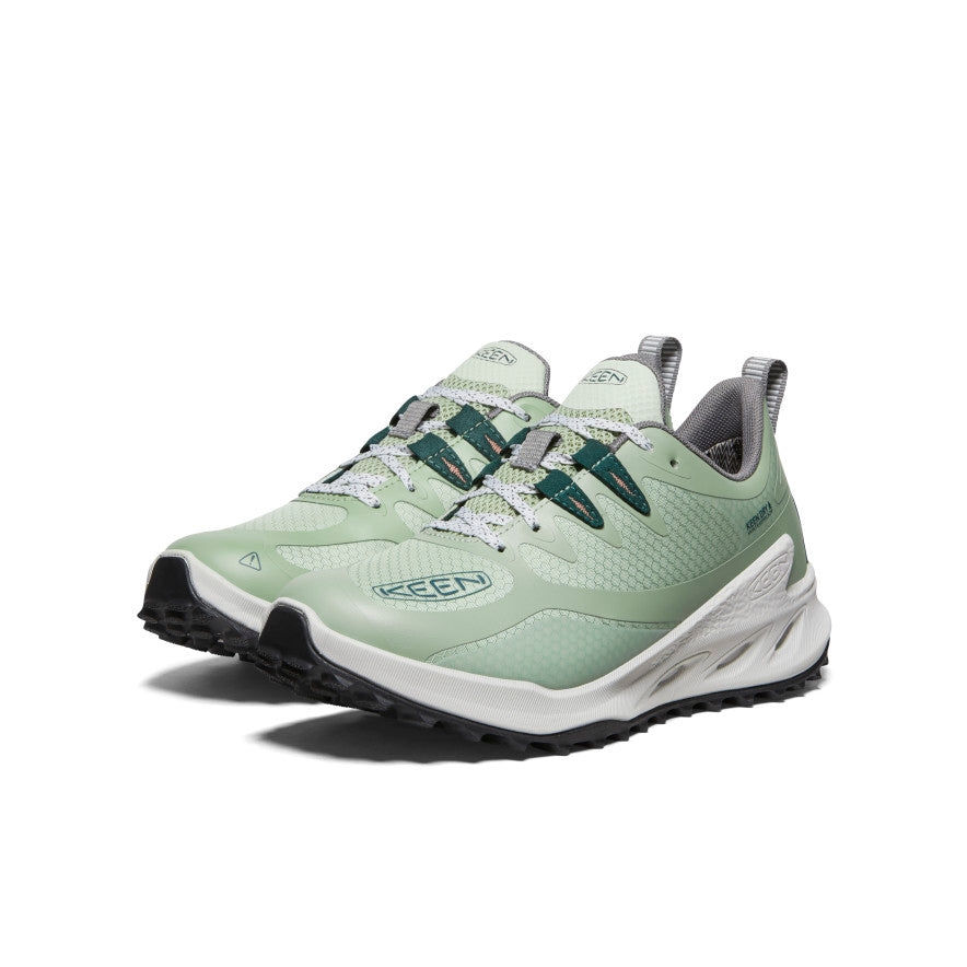 Keen Women's Zionic Waterproof Hiking Shoe | Desert Sage/Ember Glow