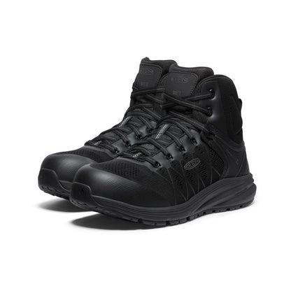 Keen Men's Vista Energy Mid INT MET (Carbon Toe) | Black/Raven