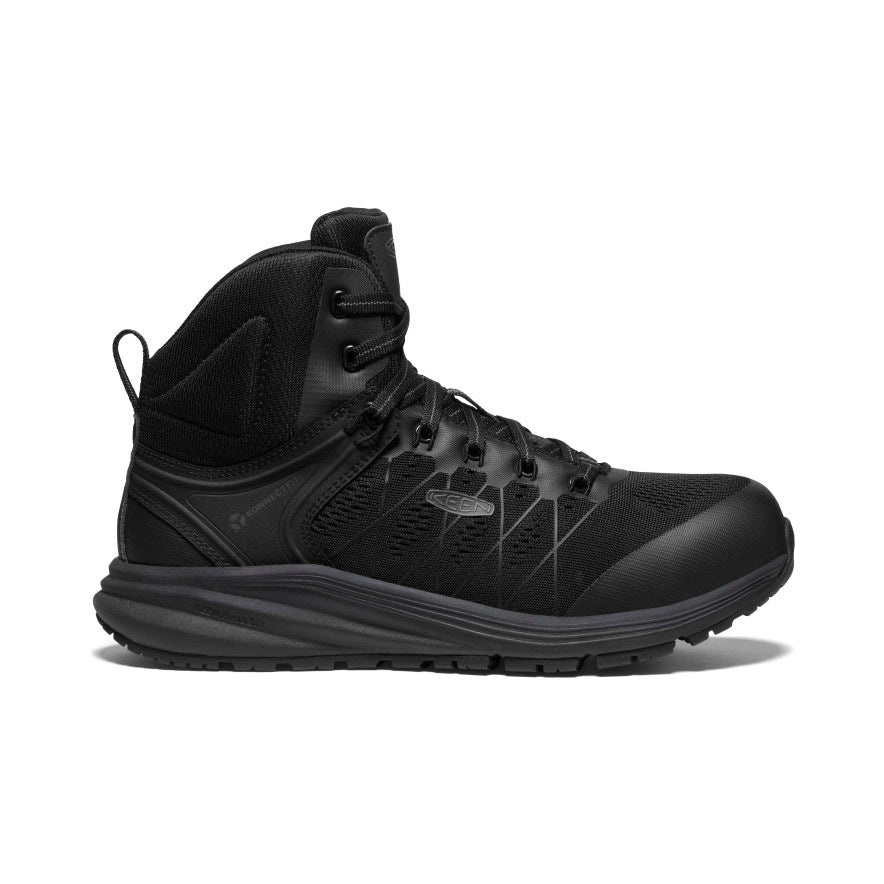 Keen Men's Vista Energy Mid INT MET (Carbon Toe) | Black/Raven