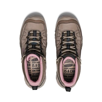 Keen Women's Targhee IV Wide Waterproof Hiking Boot | Brindle/Nostalgia Rose