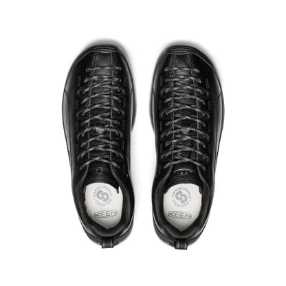 Keen Men's Jasper Sneaker | Black Smooth Leather