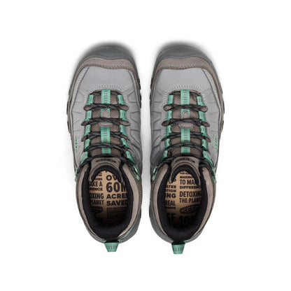 Keen Women's Targhee IV Waterproof Hiking Boot | Alloy/Granite Green