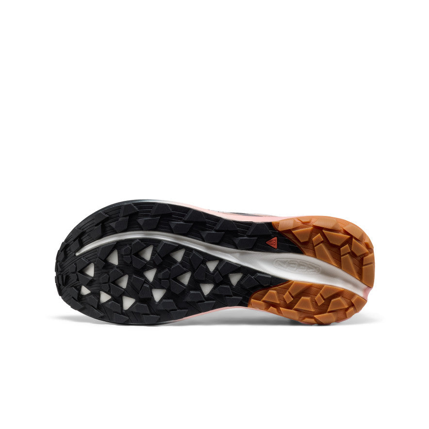 Keen Men's Seek Trail Running Shoe | Black/Sunset Sand