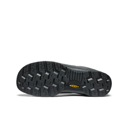 Keen Men's Jasper Sneaker | Black Smooth Leather