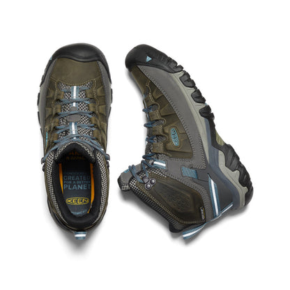 Keen Women's Targhee III Waterproof Mid | Magnet/Atlantic Blue