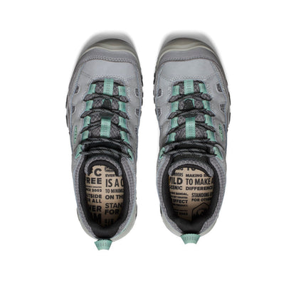 Keen Women's Targhee IV Vented Hiking Shoe | Alloy/Granite Green