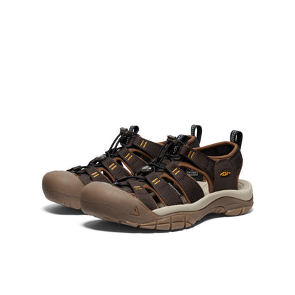 Keen Men's Newport H2 Sandal | Java/Golden Yellow