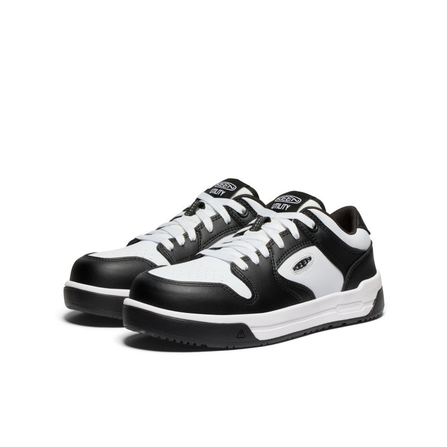 Keen Women's Overton Work Shoe (Carbon Toe) | Star White/Black