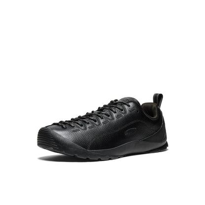 Keen Men's Jasper Sneaker | Black Smooth Leather