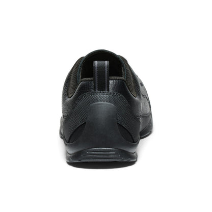 Keen Men's Jasper Sneaker | Black Smooth Leather