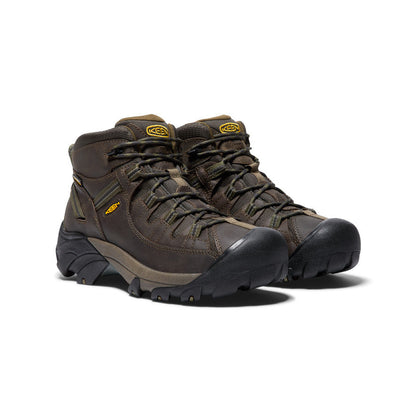 Keen Men's Targhee II Waterproof Mid Wide | Canteen/Dark Olive